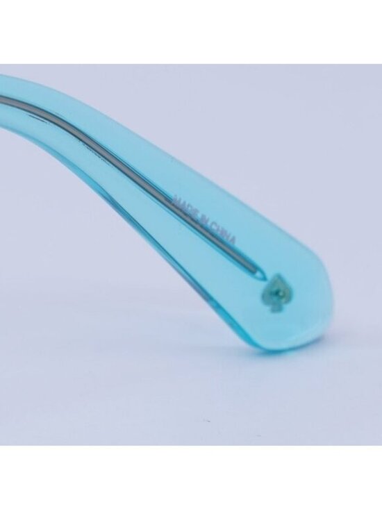 Kate Spade KRISTINA/G/S 0IWB FF Sunglasses Green Cat Eye Frame, Grey Lenses main image 9